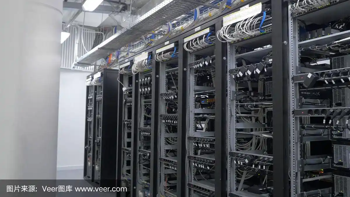 A vibrant mining farm bustling with activity, showcasing robust mining equipment