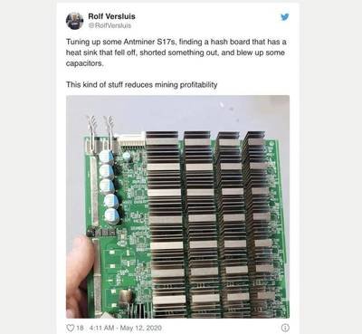 High-performance mining rig running on eco-friendly energy